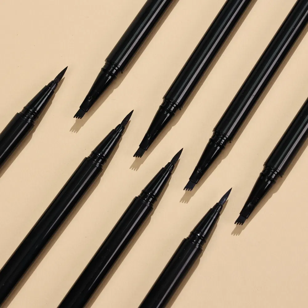 4 Tipped Micro-Fork Liquid Eyebrow Pencil Wild Ultra-Fine Waterproof Long Lasting Brow Pencil Set