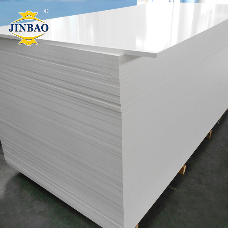 Jinbao 122X244 Forex UV Resistant 20mm Plastic Rigid Black 3mm High Density Colored 8mm Free Celucka Manufacturers White 18mm 5mm Laminated Sheet PVC Foam Board