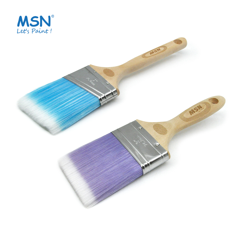 Кисть малярная профессиональная с деревянной ручкой