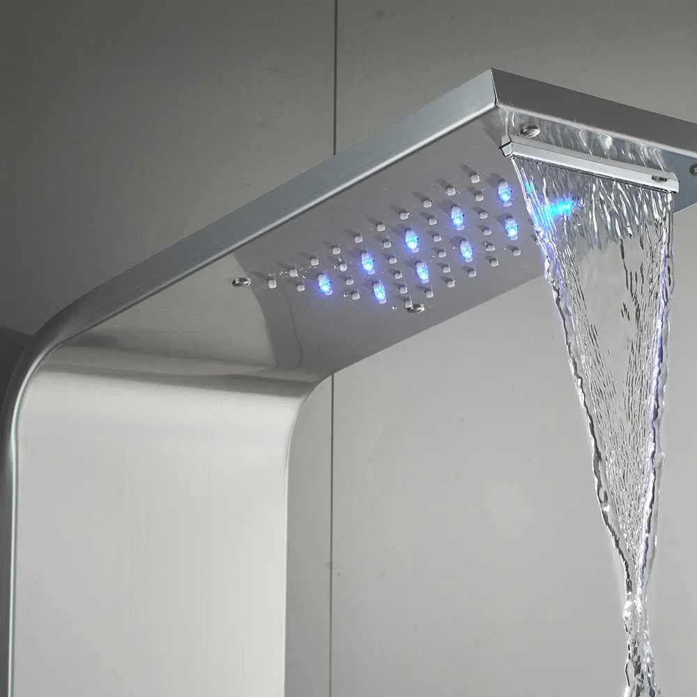 Upc Wall Mounted Rain Shower Faucet Set Panel Grifo