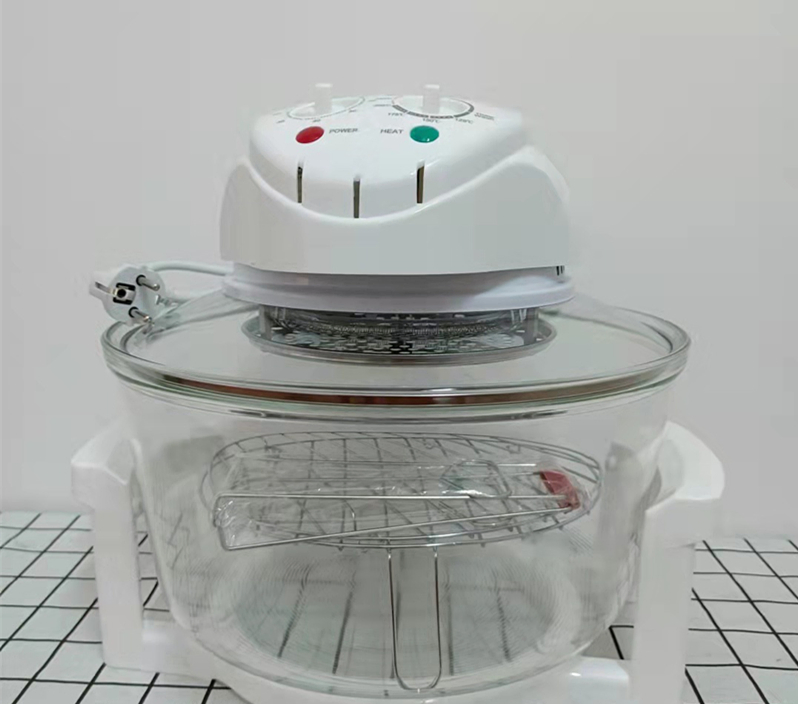 Low Cheap Price Halogen Oven 12L Visible Glass Air Fryer Convection Oven Electric Kitchen Cooker Silver Crest Convection Glass Bowl Halogen Oven Turbo Oven Sale