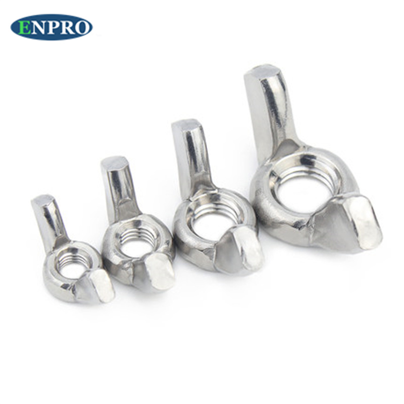 SS304 Stainless Steel Butterfly Wing Nut DIN315