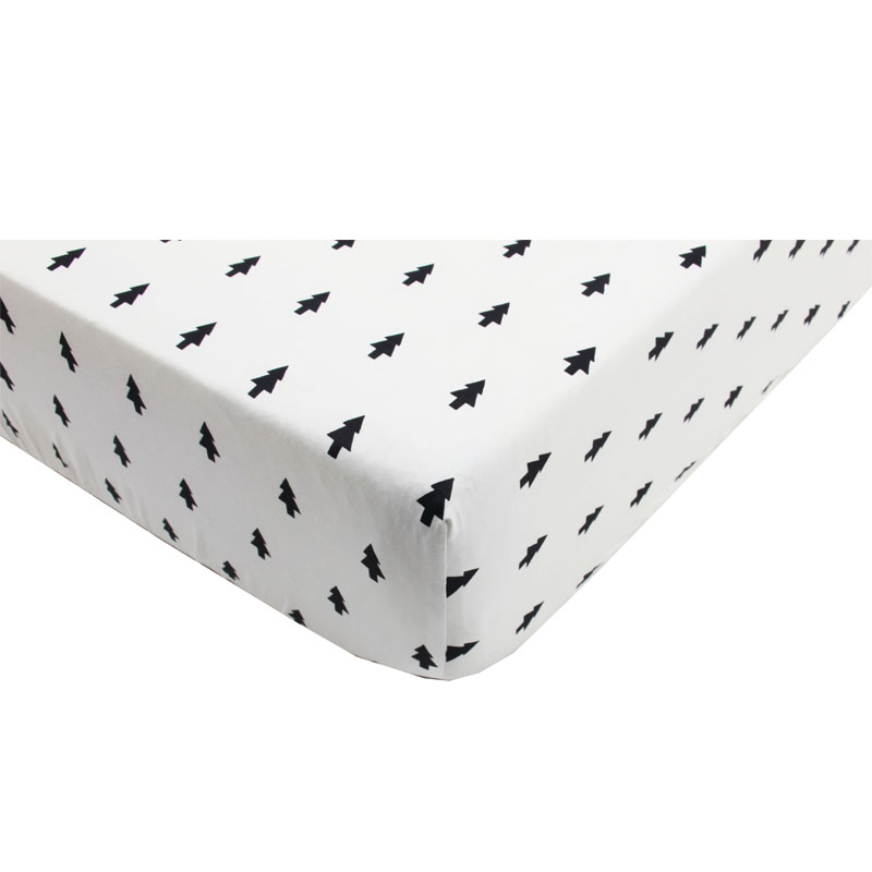 100% Cotton Standard Baby Crib and Toddler Mattress Sheet Fitted Crib Sheet