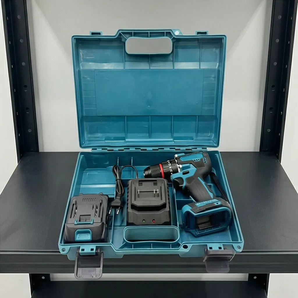China Lithium Drill Tool Set with Custom Color Box