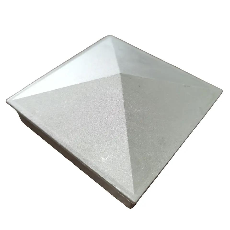 High Quality Custom Sized Coated Steel Fence Rear Cap