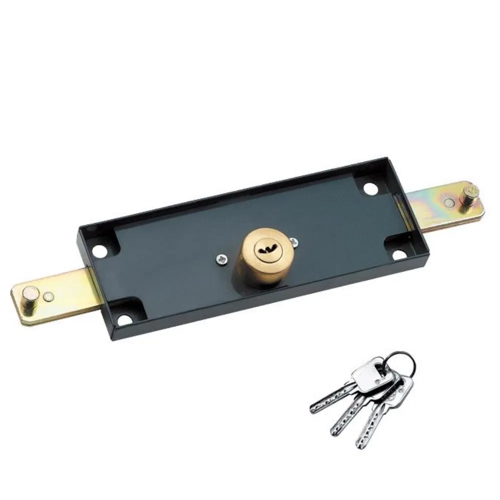 SL201 Iron Key Brass Cylinder Center Roller Shutter Lock