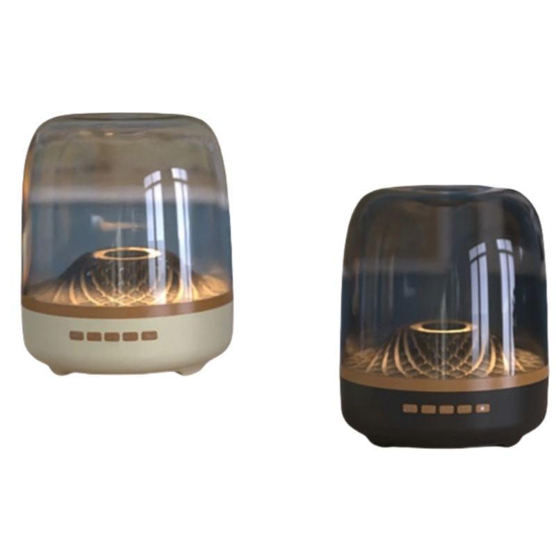 Wireless Bluetooth Speaker Huaqiang North Subwoofer Transparent Audio Multi-Functional RGB Atmosphere