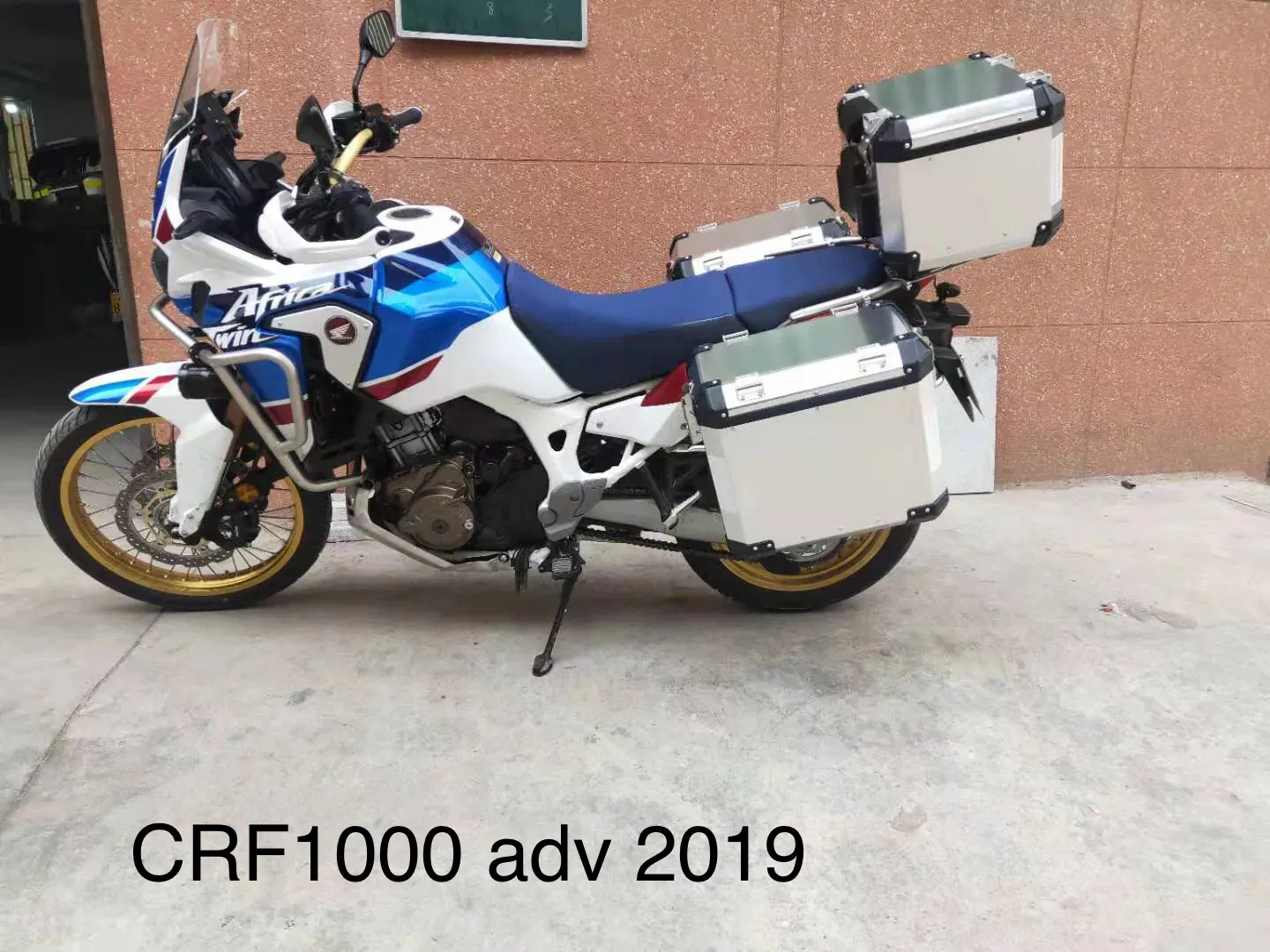 Боковые кофры Tail Box из алюминиевого сплава для Honda CRF1000 (комплект: верхний, левый, правый + крепления)