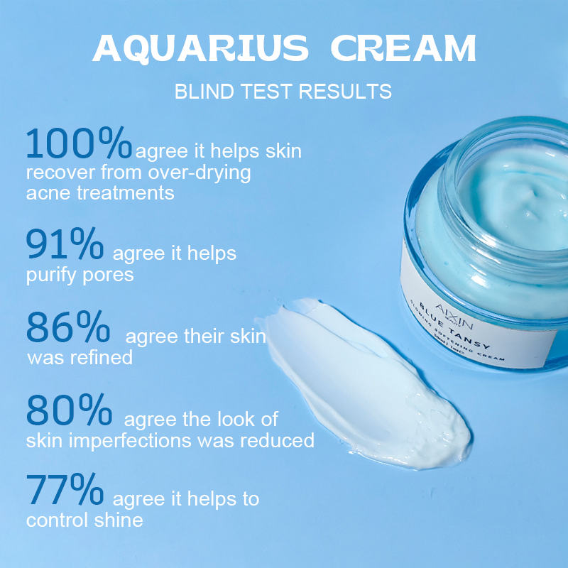 Beauty Cosmetics Skin Care Nourishing Shrink Pores Blue Tansy Facial Cream