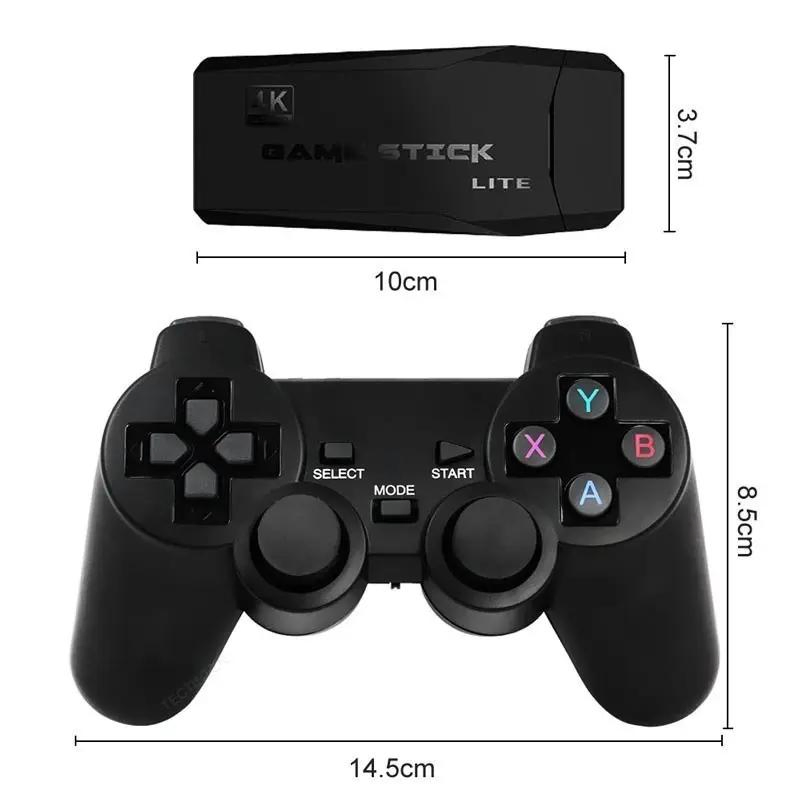 4K HD Video Game Console 2.4G Double Wireless Controller Game Console