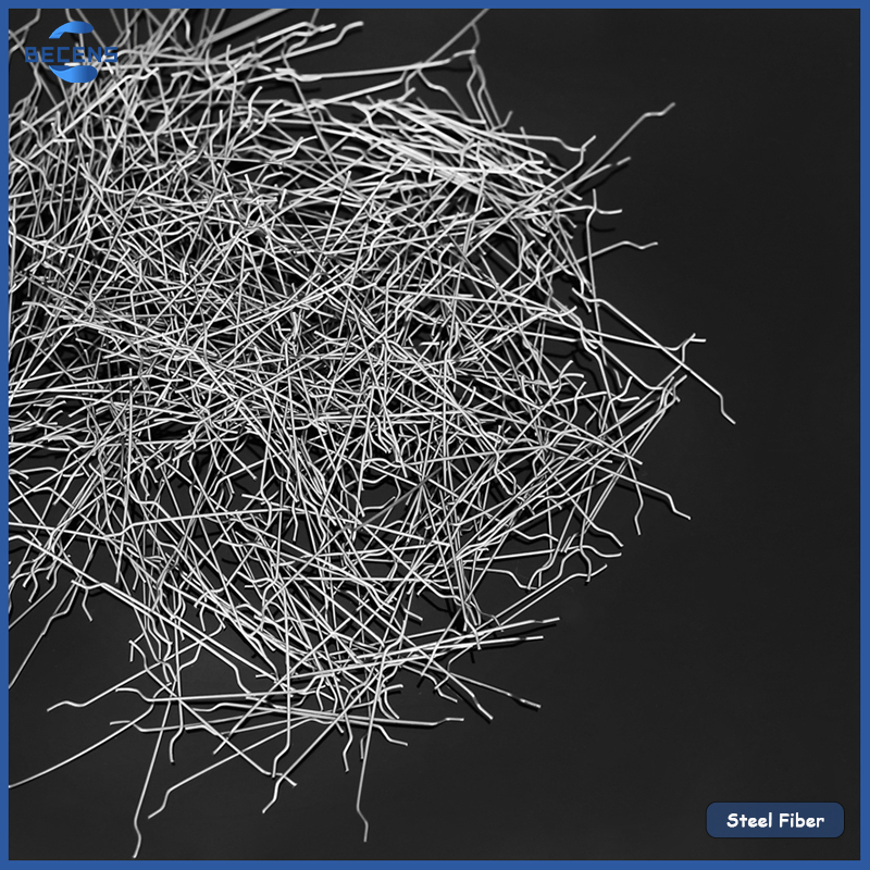 Hot Sales Loose Hooked End Low Carbon Steel Fiber for Floor Pouring Concrete Reinforcement