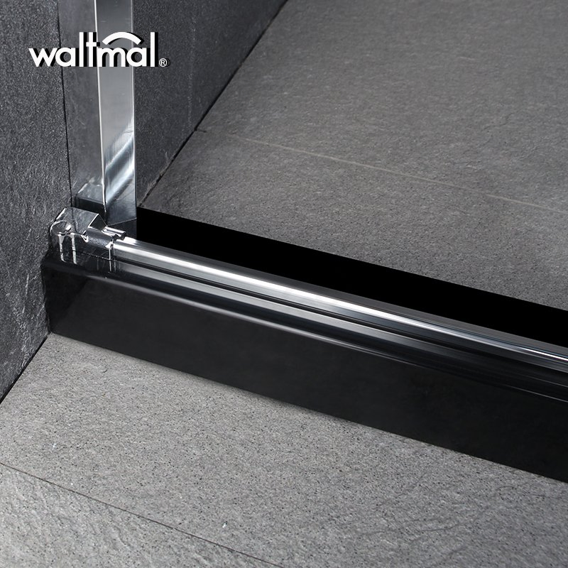 Single Stainless Steel Frameless Hinge Shower Door