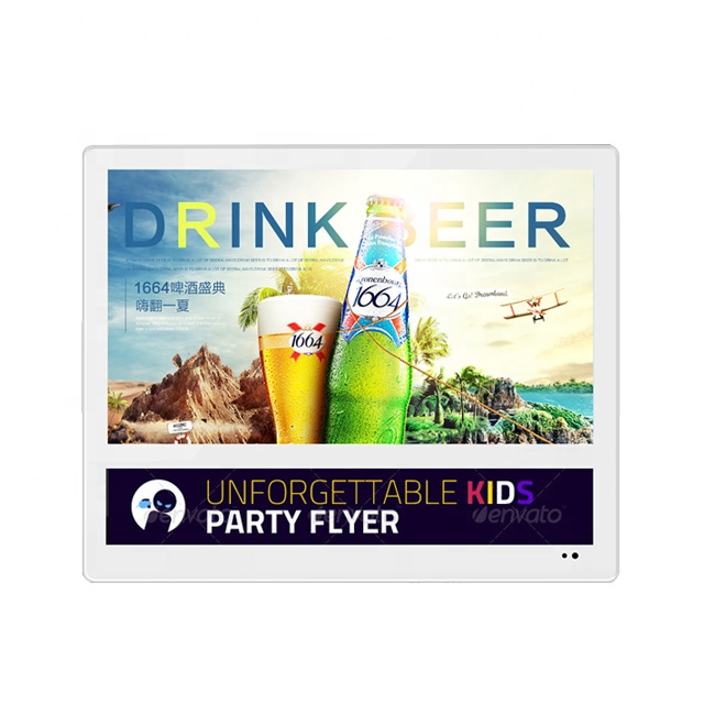 23.6′ ′ +19′ ′ Multimedia Advertising Player TFT LCD Display Ad Player WiFi Network HD Digital Signage Passenger Elevator Screen