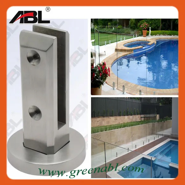 Hot Selling Stainless Steel Staircase Accessories Glass Clip Pool Fence Railing Glass Spigot