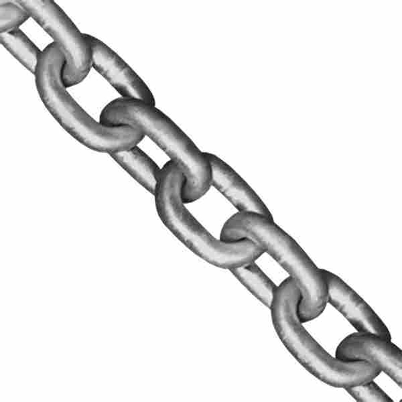 Electro-Galvanizing British Type Medium Link Steel Chain