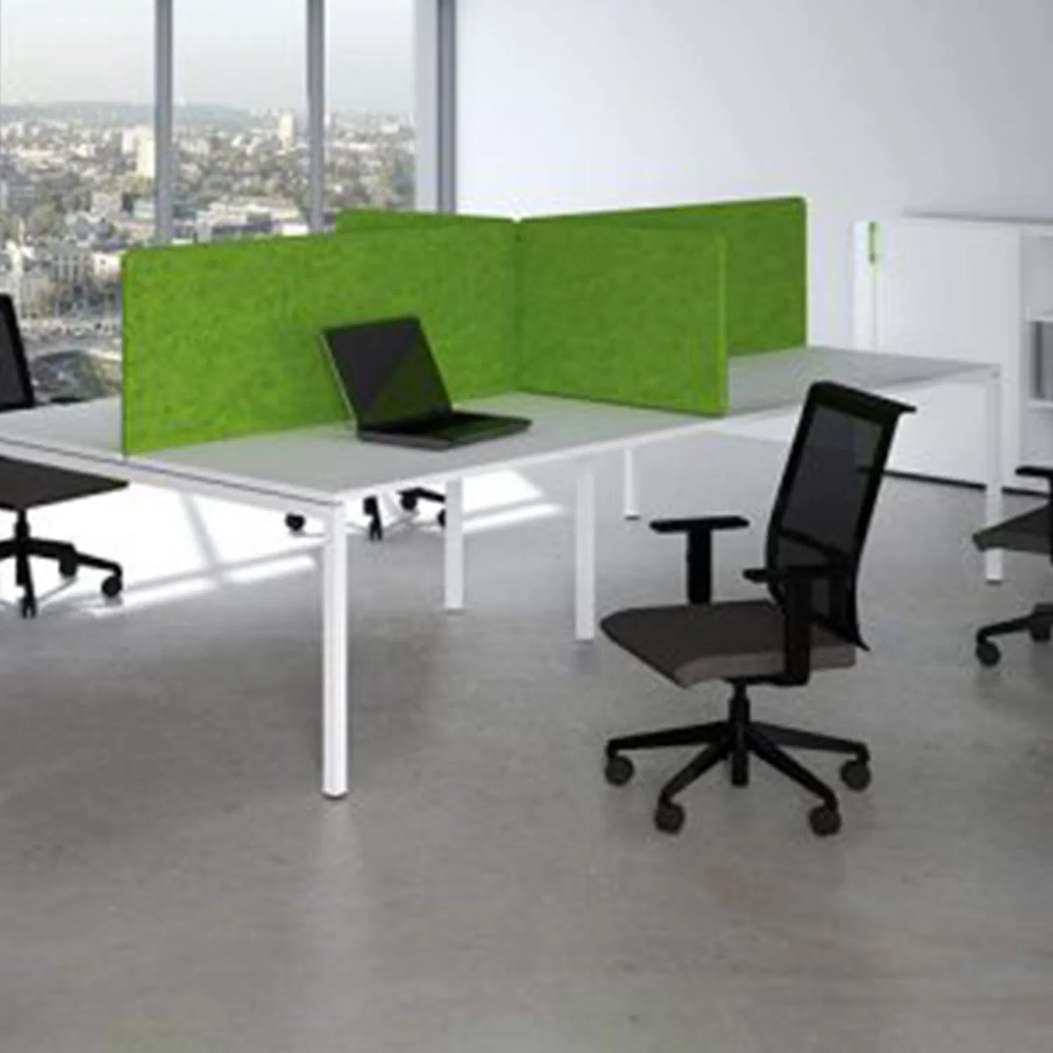 Pet Felt Polyester Fiber Acoustic Office Desktop Divider Modesty Panels Sound Proof Freestanding Acoustic Desk Privacy