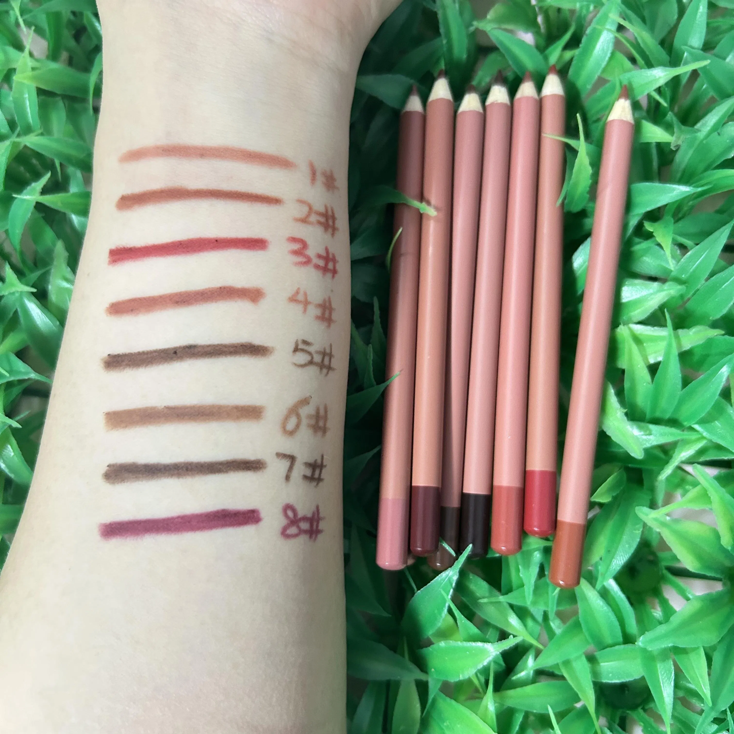 Creamy Lip Liner Private Label Vegan Brown Pigment for Lipstick Base and Ombre Lip Art