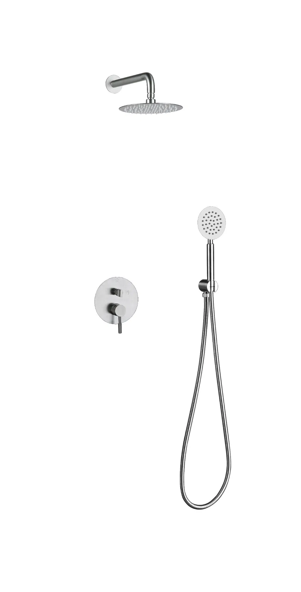4-Function Wall-Mounted Shower Mixer Panel