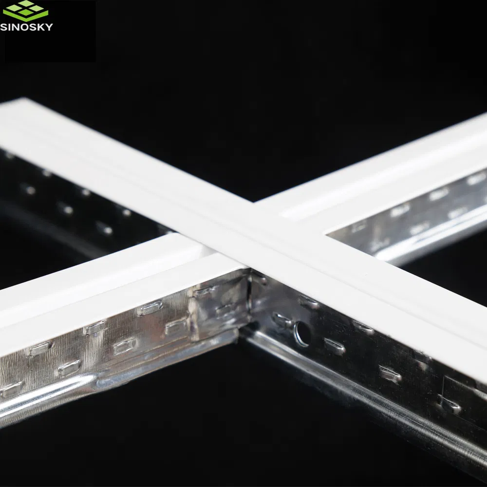 Fire Resistant Suspended False Ceiling Tiles & Accessories, Metal Galvanized Suspended T-Grid