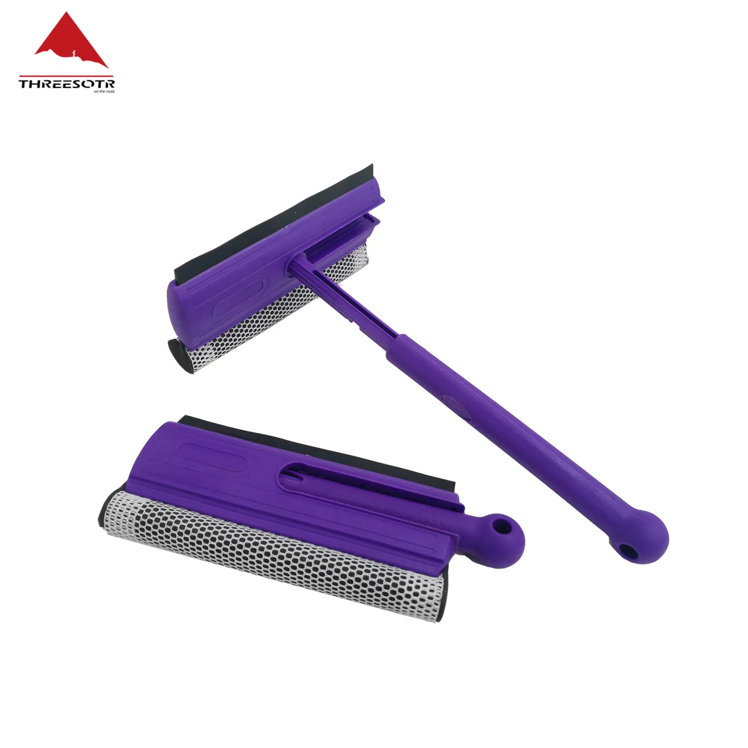 Customized Purple Compact Car Window Windshield Squeegee 8inch