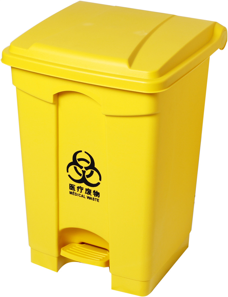 68loutdoor Trash Can Recycle Dustbin Plastic Waste Rubbish Garbage Bin