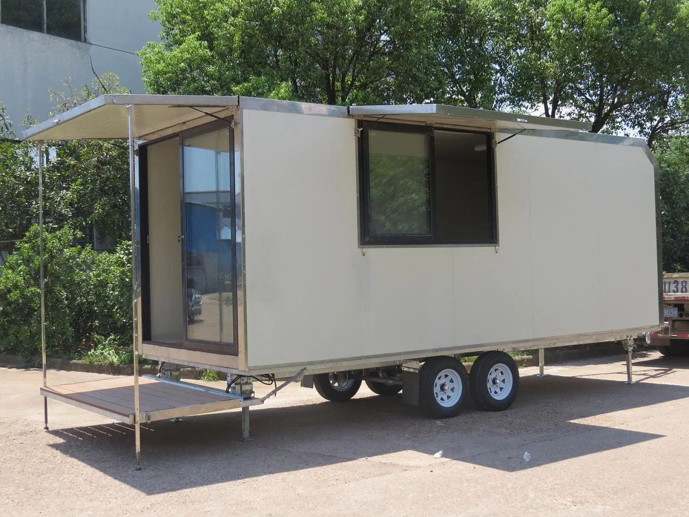 Lightweight Trailer Container Office on Wheel