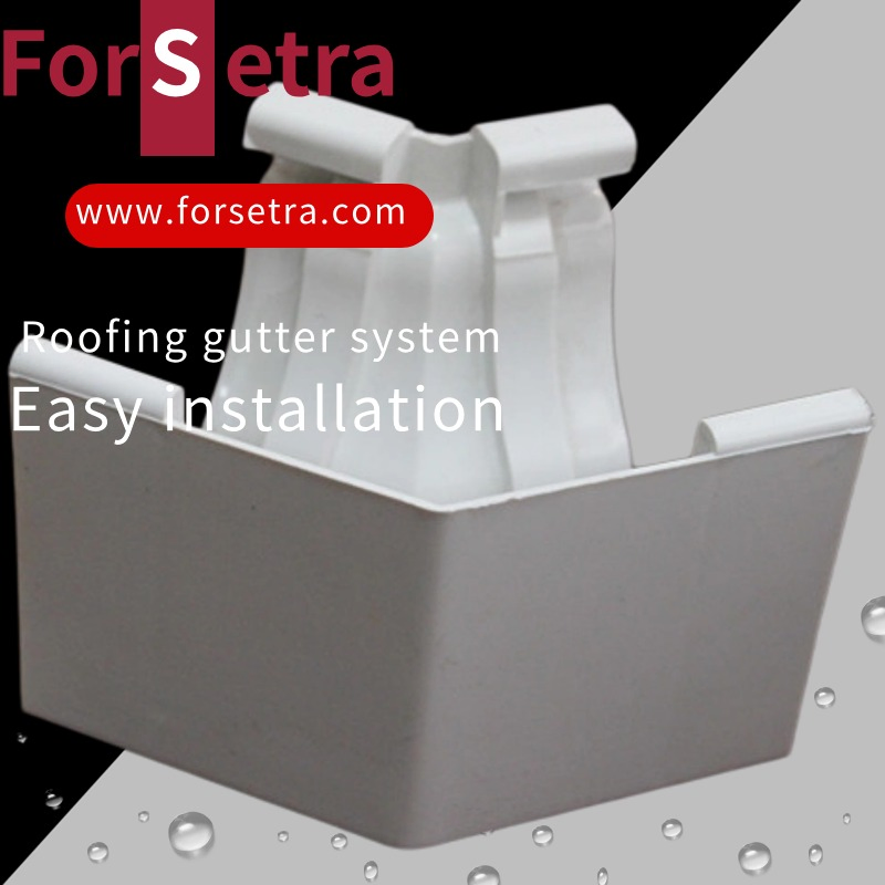 Ghana Plastic Rain Gutters/PVC Rain Tee for Drainage Systems.