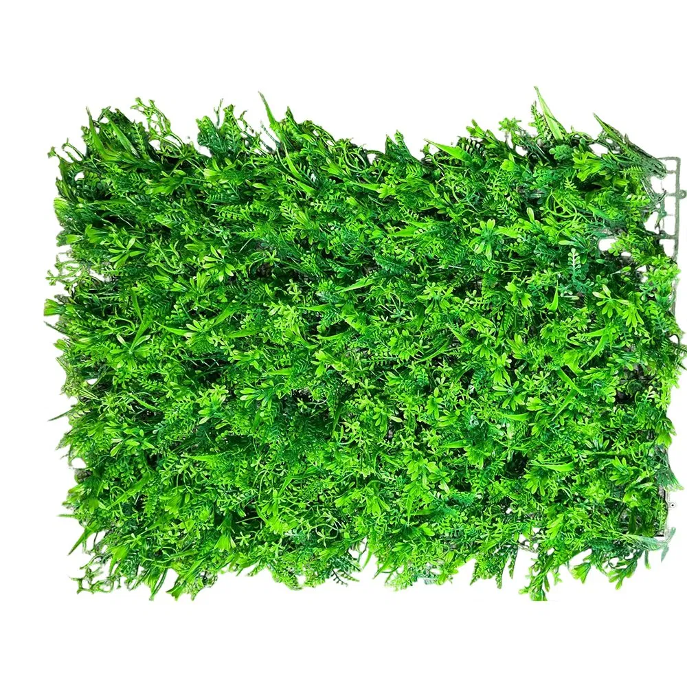 Decorative Outdoor Panels Green Plants Fence Cover Panels, Artificial Flower