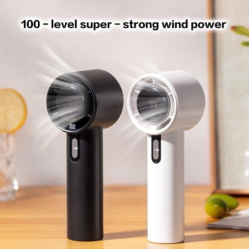 Portable Turbo USB Rechargeable High-Speed Electric Mini 100 Wind Speeds Cooling Fan