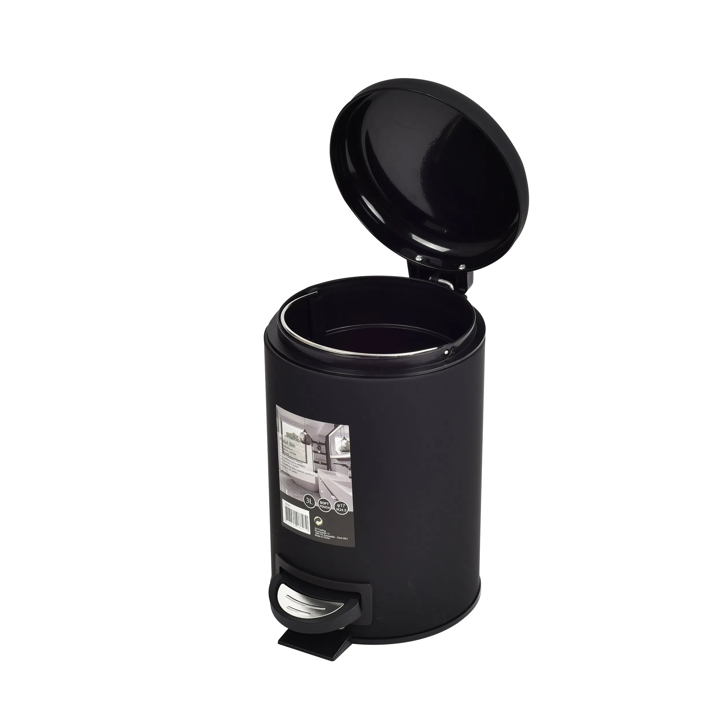 modern 3L Household Garbage Foot Pedal Dustbin