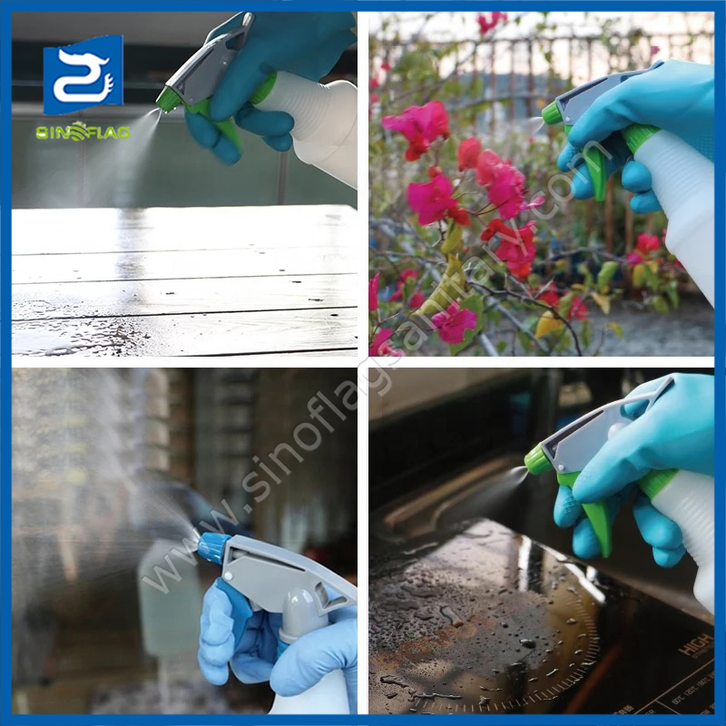 Plastic Spray Bottle with The Adjustable Press Nozzle 0.5 Liter Spray Bottles with Trigger