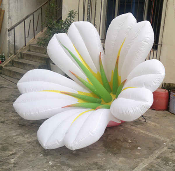 2023 Advertising Big Inflatable Flower with LED Light System