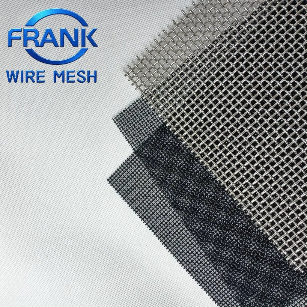 Customized Black Powder Coating 304 316 Stainless Steel Anti Theft Security Screen Used on Restaurant