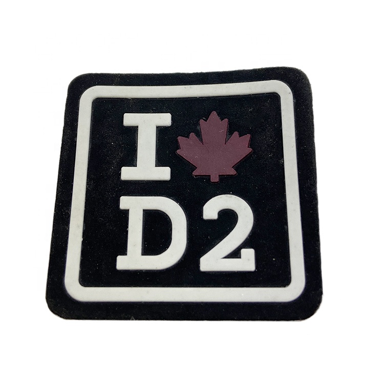 Этикетка резиновая 3D с логотипом для ткани обуви