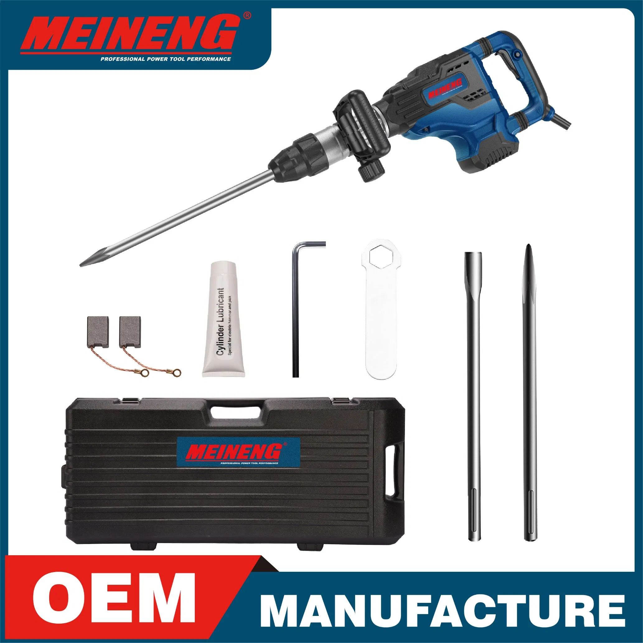 High-Power 3065 Demolition Hammer with Variable Voltage and Color Options