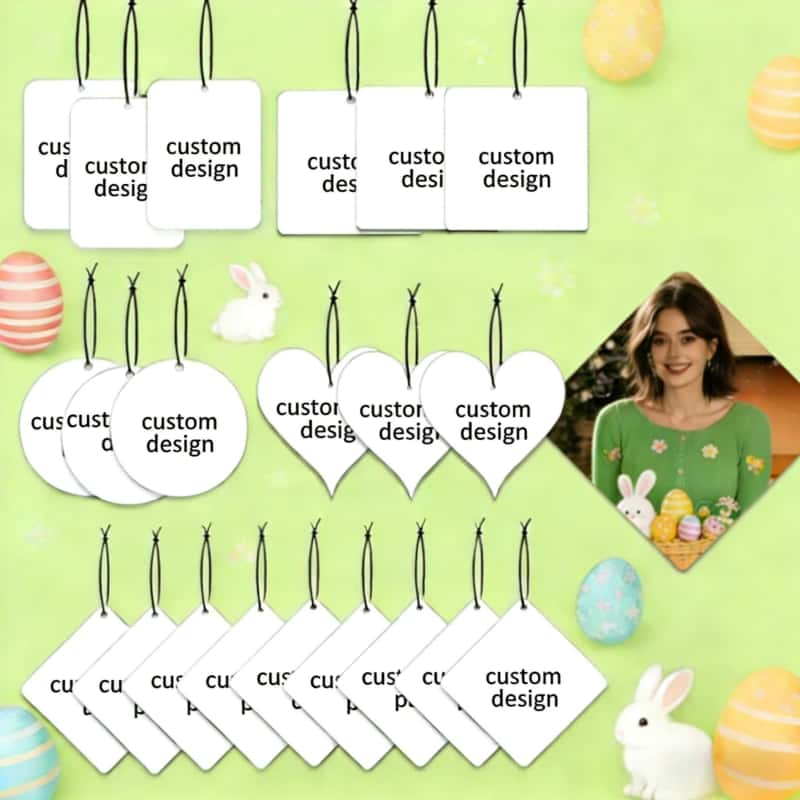 Easter Theme Customized Fragrances Paper Air Freshener Double-Sided Ideal Holiday Gift