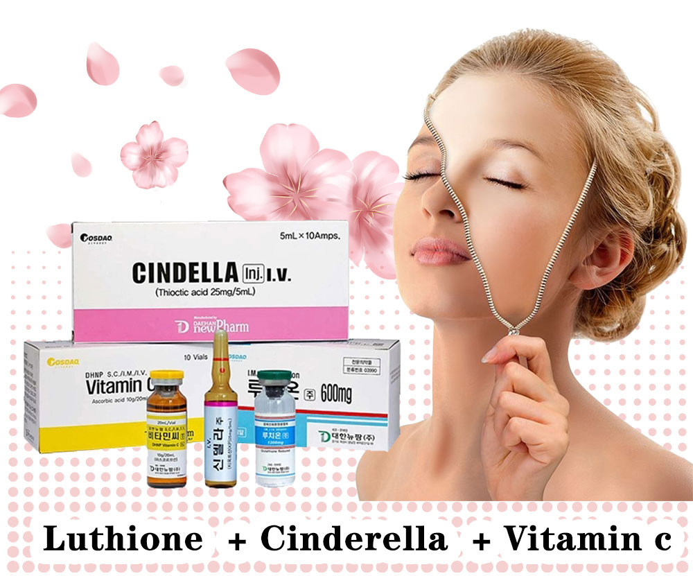Korean Whitening Products Popular All Over The World Luthione Glutathione Cindella Ascorbic Acid Vitamin Civ Skin Whitening Injection Fast Skin Whitening Inject