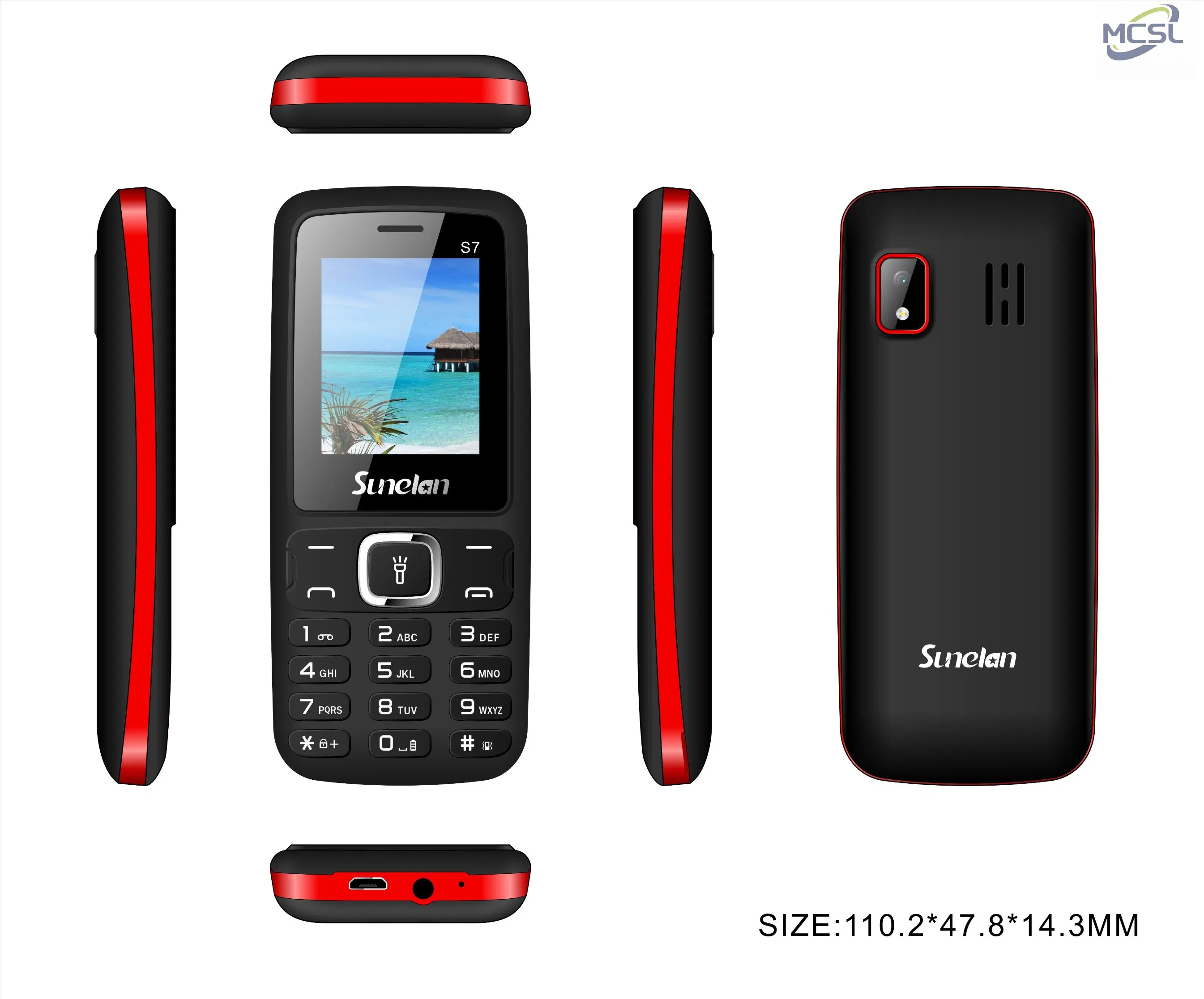 Мобильный телефон Sunelan S7, 1.8 дюйма, оптом