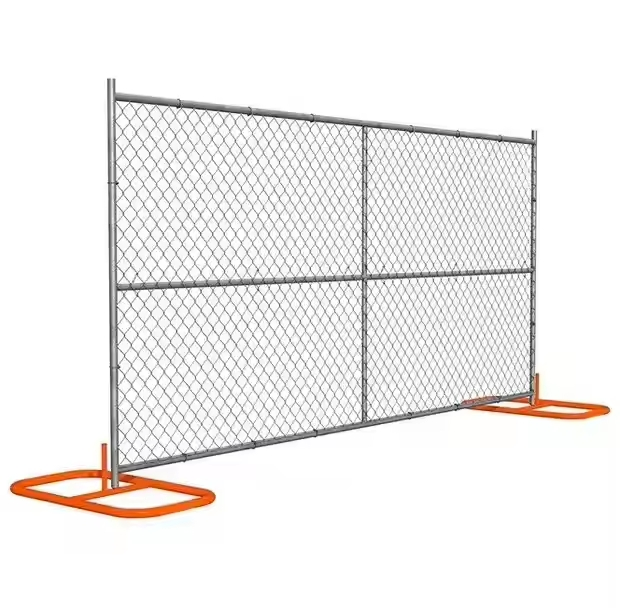 High Quality Galvanized 6X12 Temporary Construction Fence Portable Chain Link Temporary Fencing Panel