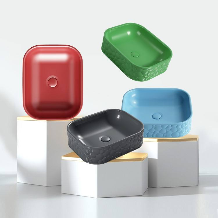 Porcelain Table Top Good Quality Handmade Wash Basin Countertop Custom Art Sink