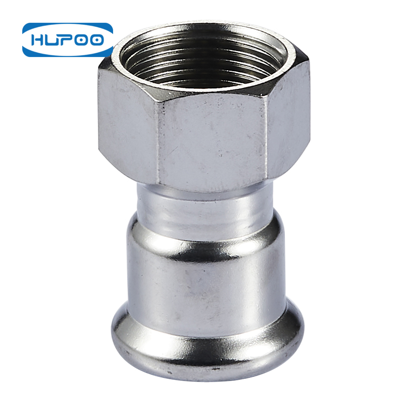 Stainless Steel Plumbing Fitting Coupling with Female Thread M Prifile