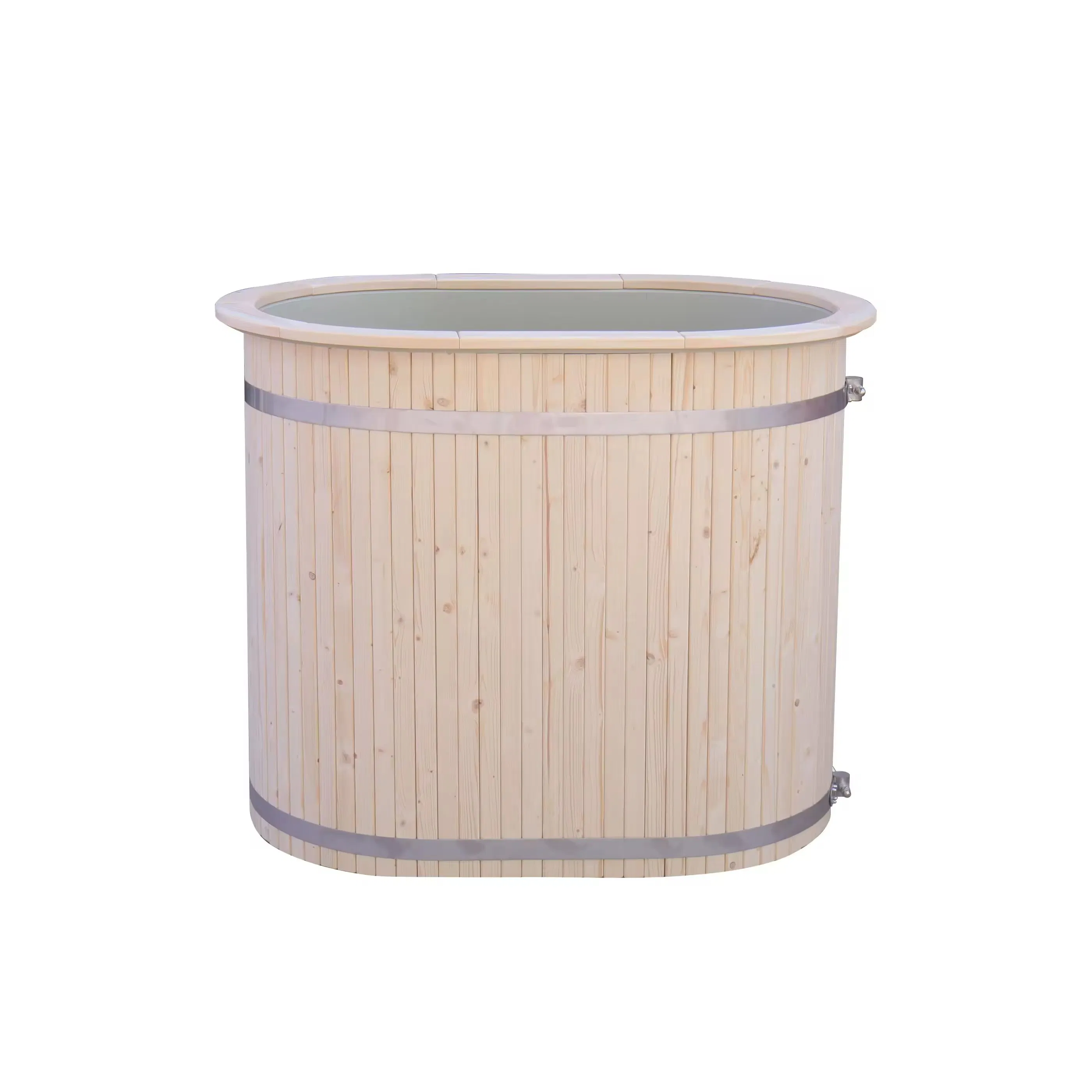 Hot Selling Portable Therapy Barrel Cold Plunge Ice Bath Tub with Chiller