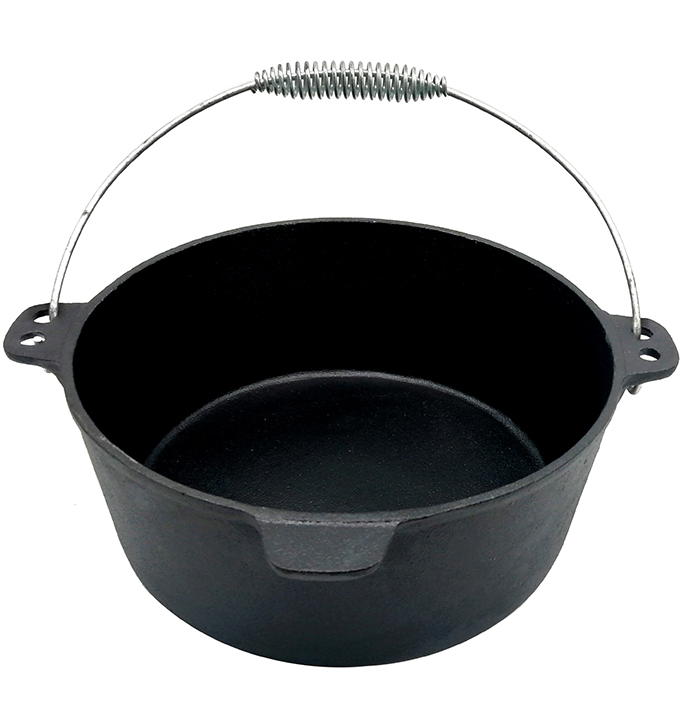 Чугунная жаровня 4.5 кварты с крышкой