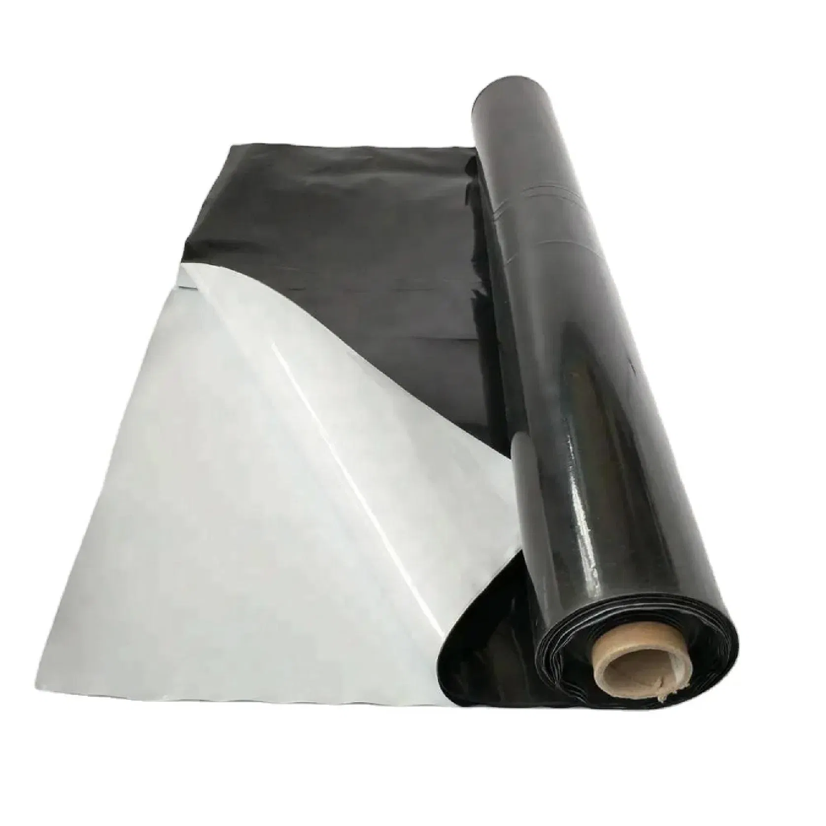 Thick Black and White Reflective Plastic