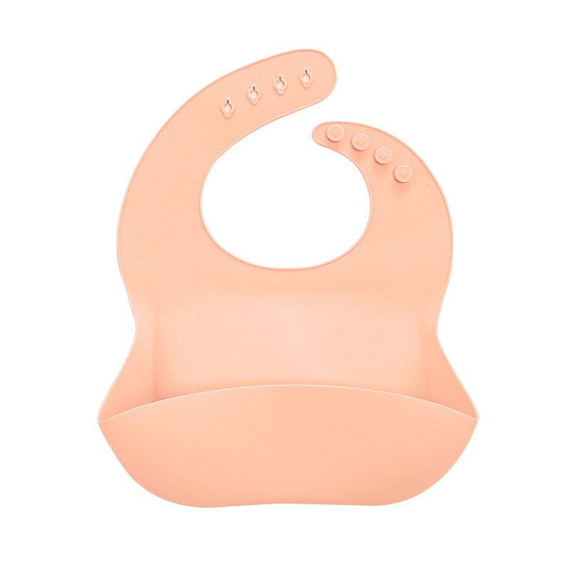 Premium Organic Silicone Baby Bibs with Teething Toy for Infants