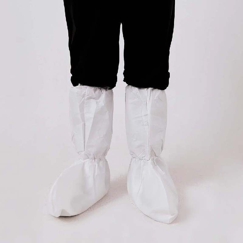 Shoe Covers White/Blue Waterproof Boots Cover Disposable Protective Boot Cover