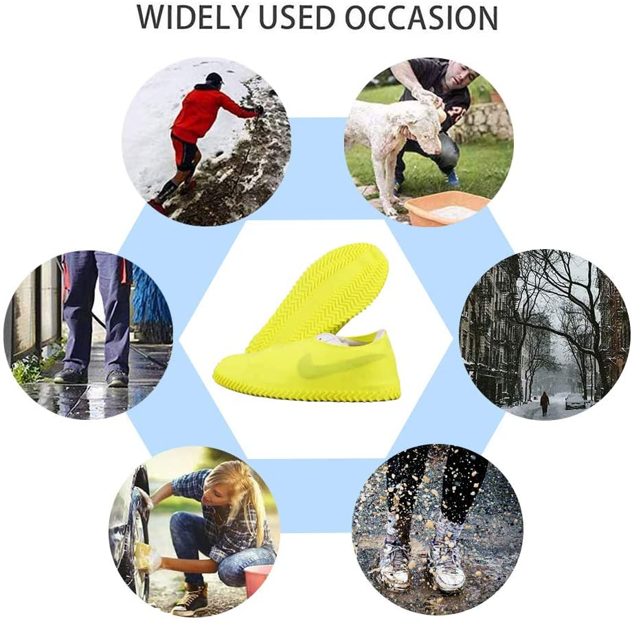 Recyclable Silicone Overshoes Rain Waterproof Shoe Covers Boot Protector Cover