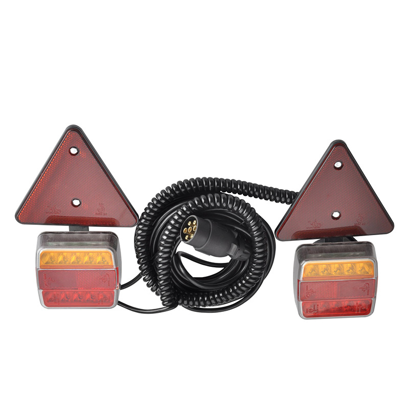 LED Trailer Lights Kit with Magnets and Reflectors