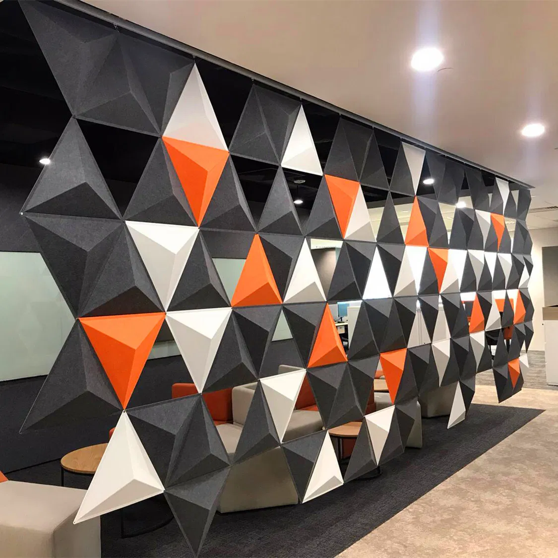 Best Price 3D Hexagon Acoustic Panel Sound Absorbing Board High Density