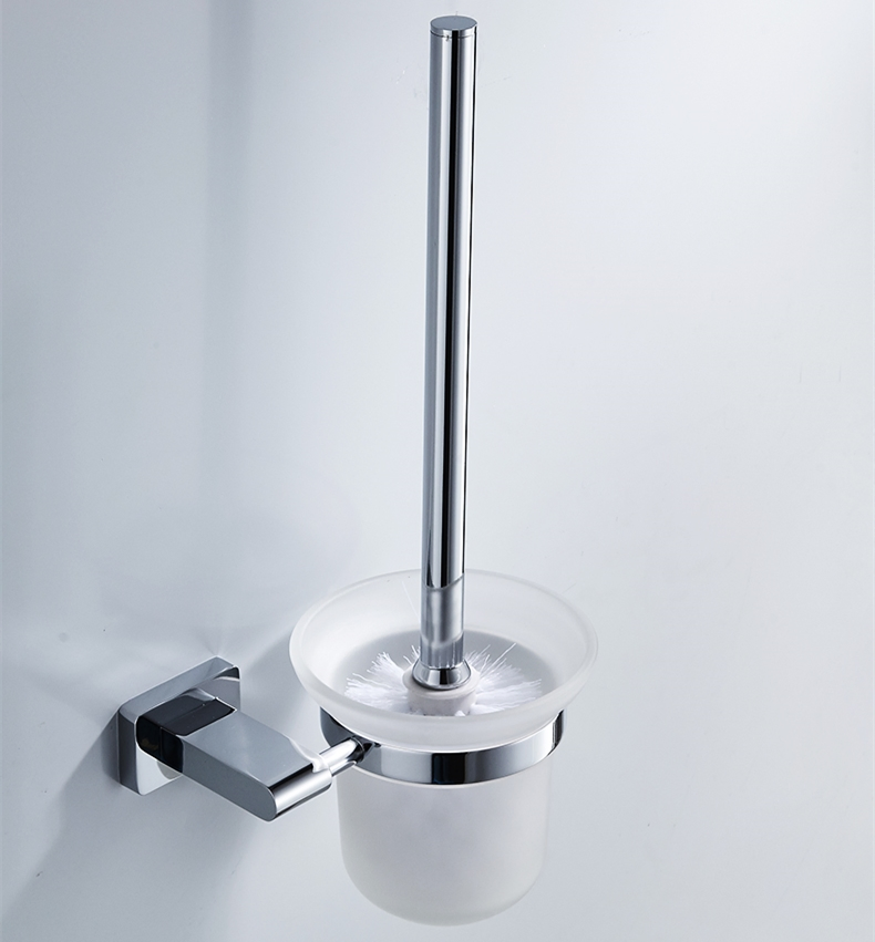 Держатель для туалетного ёршика из латуни с хромированным покрытием